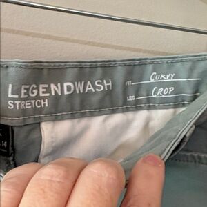 Eddie Bauer Women's Wide Leg Pants - Sage Green Size 14W